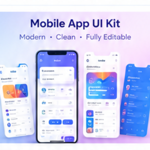 Mobile App UI Template